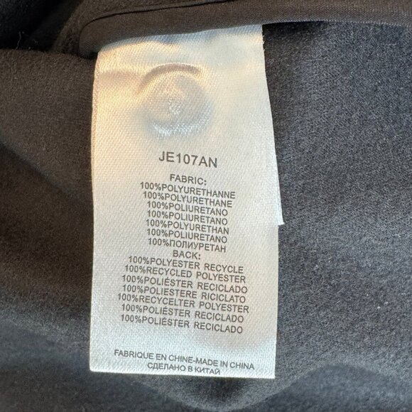 Molly Bracken Premium Faux Leather Puff Sleeve Ruffle Collar Blouse | M - Picture 6 of 7